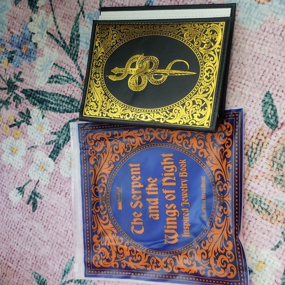 The Bookish Box Jewelry - The Serpent and the Wings of Night Jewelry Book